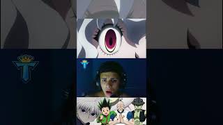 REACCIÓN A PITOU VS NETERO tosino hunterxhunter gon killua pitou meruem netero reaccion [upl. by Waller471]