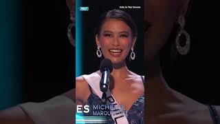 Miss Universe Philippines 2023 Michelle Dees prelims Introduction [upl. by Blanding]