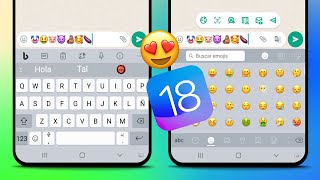 Nuevo Teclado de iPhone Para Android  Emoji iOS 2024 [upl. by Ahsinned]