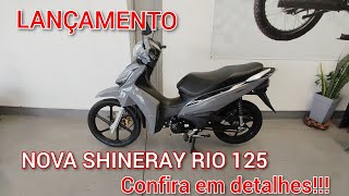 LANÇAMENTO nova Shineray Rio 125  confira em detalhes [upl. by Giordano]