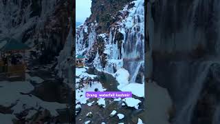 Drang waterfall in kashmir valley ytshots viralshorts [upl. by Arolf]