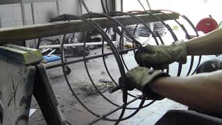 Episode 3 Building and Setting Rebar Cages for Concrete Piers [upl. by Ripp]