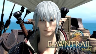 Haurchefant in the FFXIV Dawntrail Benchmark Trailer [upl. by Ennoved887]