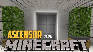 cómo hacer un ASCENSOR en MINECRAFT shorts [upl. by Barncard]