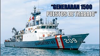 Perú inicio la construcción de dos nuevas patrulleras marítimas PGCP50 para la Marina de Guerra [upl. by Enahsal]