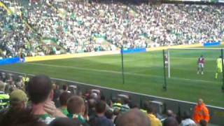 CELTIC V HEARTS 20909 2  1 GLEN LOOVENS INJURY TIME WINNER CELTIC PARK PARKHEAD [upl. by Segalman]