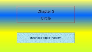 Inscribed angle theorem [upl. by Launce]