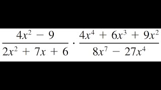 Multiplicación De Fracciones Algebraicas [upl. by Paske]