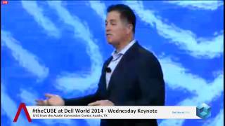 Keynote  Dell World 2014  theCUBE [upl. by Artek319]