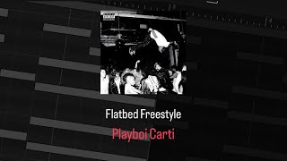 Flatbed Freestyle  Playboi Carti Garageband Tutorial [upl. by Boote253]