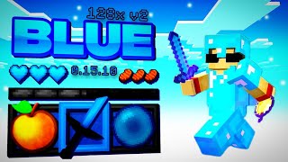 Blue 128x V2 Pvp texture pack for craftsman craftsman minecraft pagaming trending gaming [upl. by Allenotna180]