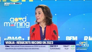 Estelle Brachlianoff Veolia  Veolia résultats record en 2023 [upl. by Campos523]