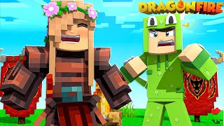 PRANKING LITTLE LIZARD AS THE FIRE NATION  Minecraft DragonFire The Corruption  Little Kelly [upl. by Engamrahc46]