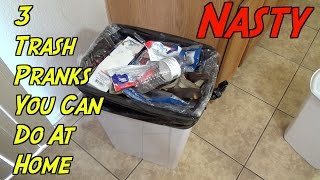 3 Trash Pranks You Can Do At Home On Family  HOW TO PRANK Evil Booby Traps  Nextraker [upl. by Airalav]