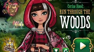 Ever After High Cerise Hood Run Through The Woods Game for Kids [upl. by Starla]