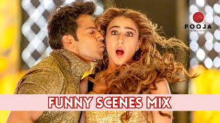 कुली नं 1 Funny Scenes Mix  Part 2 [upl. by Otrebcire957]