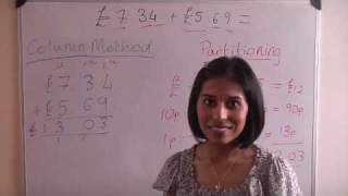 Partitioning Method Addition of Decimal Numbers  Key Stage 2 Maths Help [upl. by Nelad]