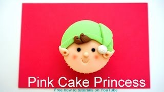 Christmas Cupcakes  Howto Make a Christmas Elf Cupcake [upl. by Kinnon]