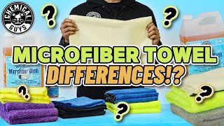 What 3 Microfiber Towels Should EVERY Detailer Have  The Rag Company FAQ [upl. by Aiuqenehs]