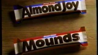 1992 peter Paul Mounds Almond Joy quotWeight Liftersquot TV Commercial [upl. by Aihsenot]