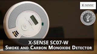 XSense SC07W Combination Smoke and Carbon Monoxide Detector [upl. by Becki353]