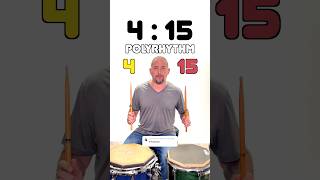 How To Play 415 Polyrhythm in 20 Seconds drums [upl. by Keli354]