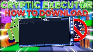 How to Download quotCrypticquot Executor FREE [upl. by Eboh]