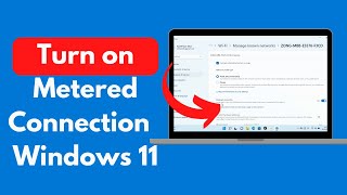 Turn on Metered Connection on Windows 11 Quick amp Easy [upl. by Felix374]