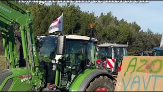 L’autoroute A7 toujours bloquée dans le secteur de Montélimar [upl. by Relly]