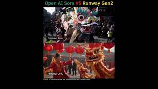 OpenAI SORA vs Runway Gen 2  Which one is better [upl. by Gambell197]