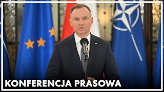 Oświadczenie prezydenta Andrzeja Dudy po wysłuchaniu exposé Ministra Spraw Zagranicznych [upl. by Mariska]