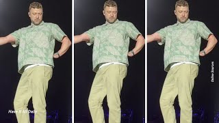 Justin Timberlake goes viral after embarrassing attempt at DCs Beat Ya Feet dance [upl. by Dorn]