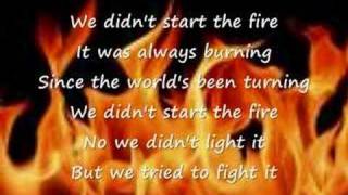 Billy Joel  We Didnt Start The Fire [upl. by Seidler]