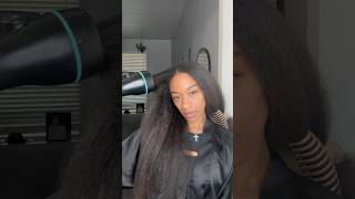 Can I get a silk press and a blow out on my natural hair shorts silkpress curls blowout [upl. by Suravart]