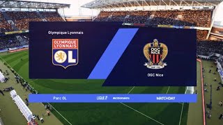 Lyon vs Nice Résumé et Buts  Ligue 1 202425 [upl. by Alomeda]