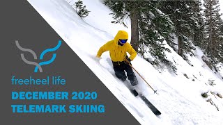 Freeheel Life Team Telemark Skiing  December 2020  Alta UT [upl. by Fatimah944]