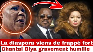 Scandale  la Diaspora frappe fort Chantal Biya gravement humilie sortie médiatique choquante [upl. by Uaeb]