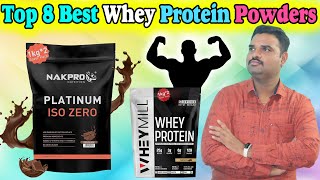 ✅ Top 8 Best Whey Protein In India 2024 With Price Protein Powder Review amp Comparison [upl. by Ora]