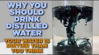 Tap Water Analysis  Three Reasons Why I Drink Distilled Water [upl. by Reimer431]