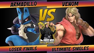 NES The Noodle Gauntlet  Armadillo Lucario Vs Venom Ken SSBU Ultimate Tournament [upl. by Gnirps]