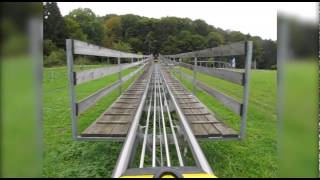 Altmühlbob  Riedenburg  Wiegand  Alpinecoaster  POV [upl. by Aihtebat]