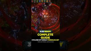 POE 323 CYCLONE OF TUMULT COMPLETE GUIDE  Poe Builds shorts pathofexile poebuilds poe [upl. by Shakti]