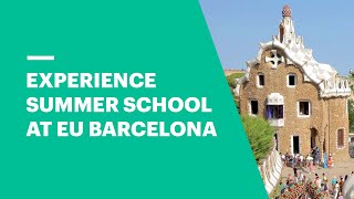 The Summer School Experience at EU Business School Barcelona [upl. by Ybsorc960]