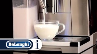 How to Make a Cappuccino Using Your DeLonghi PrimaDonna S Coffee Machine [upl. by Fortunio431]