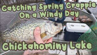 Catching Spring Time Slab Crappies On Ultralight Tackle  Chickahominy Lake  Virginia [upl. by Rattray835]