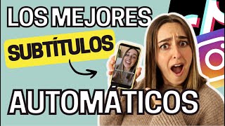 Los MEJORES SUBTÍTULOS Automáticos GRATIS para tus REELS y TIKTOKS ¡Tutorial completo [upl. by Aitahs365]