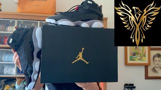 REVIEW JORDAN 6 RINGS BLACK CEMENT  Cuidado con el charol [upl. by Latashia]