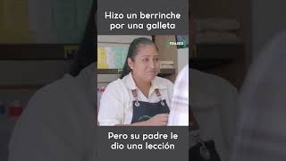 Hizo un berrinche por una galleta pero su padre le dio una lección lima parati reflexiones [upl. by Divadnhoj]