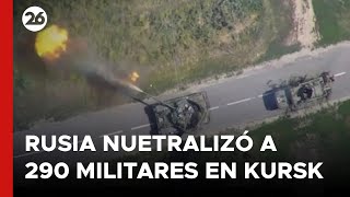 Rusia neutralizó a 290 militares ucranianos en Kursk [upl. by Anim]