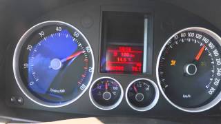 VW Golf 5 GTI acceleration 0  150 kmh Manual gearbox [upl. by Iloj]